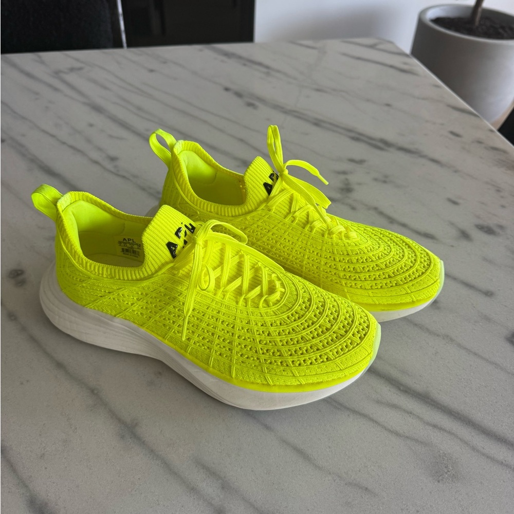 APL Neon Yellow Athletic Shoes